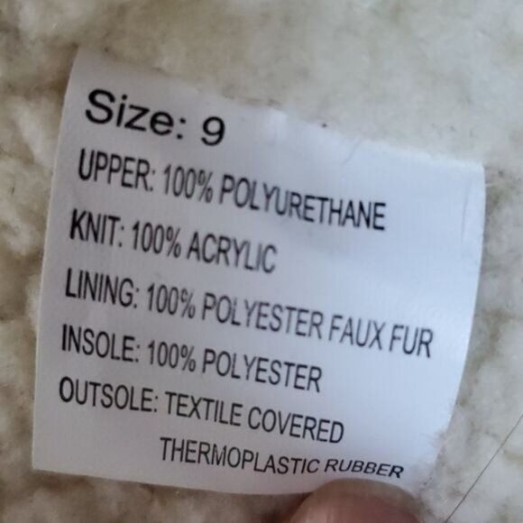 Muk Luks Boots Winter Snow Stacey Sweater Knit ZIP UP Women's WOMAN'S Size 9 - Picture 13 of 16